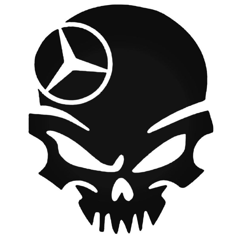 Skull (Design 5) Car Stickers Motorbike Vinyl Decals Fairings Panniers